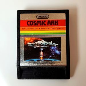 Atari Imagic Game Cosmic Ark Cleaned & Tested
